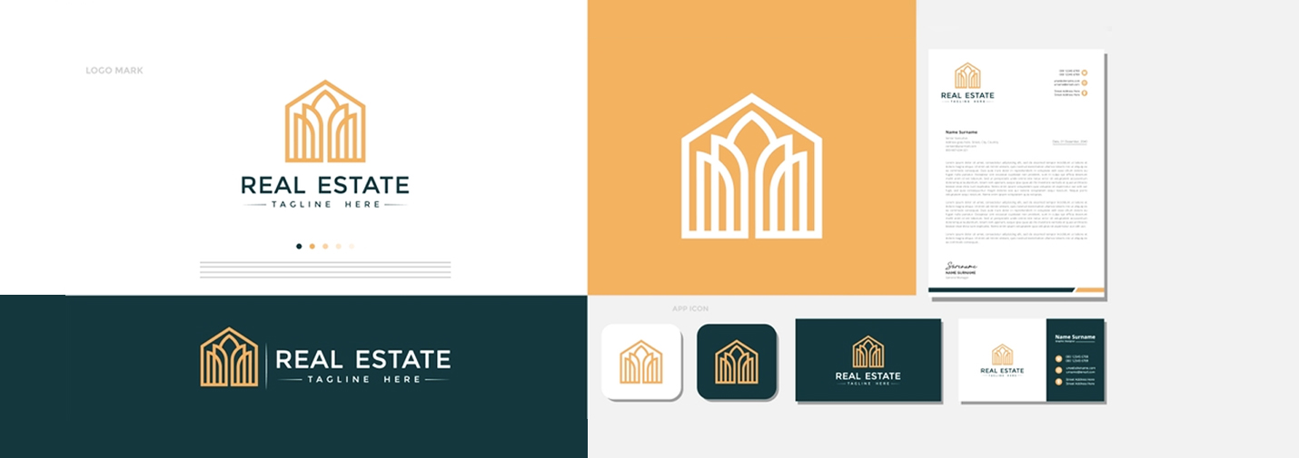 Style-building-Real-Estate-Logo-Design-with-Business-Card-and-Letterhead-Template